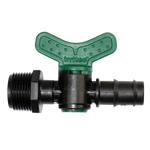 Barbed Flow Control Taps - 16 mm MBSP - 12 mm BSP Barbed Flow Control Tap