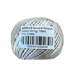 Gorilla General Purpose Cotton String - 100m