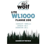 Wolf Lite 1500 Carbon Filter 200mm (8")