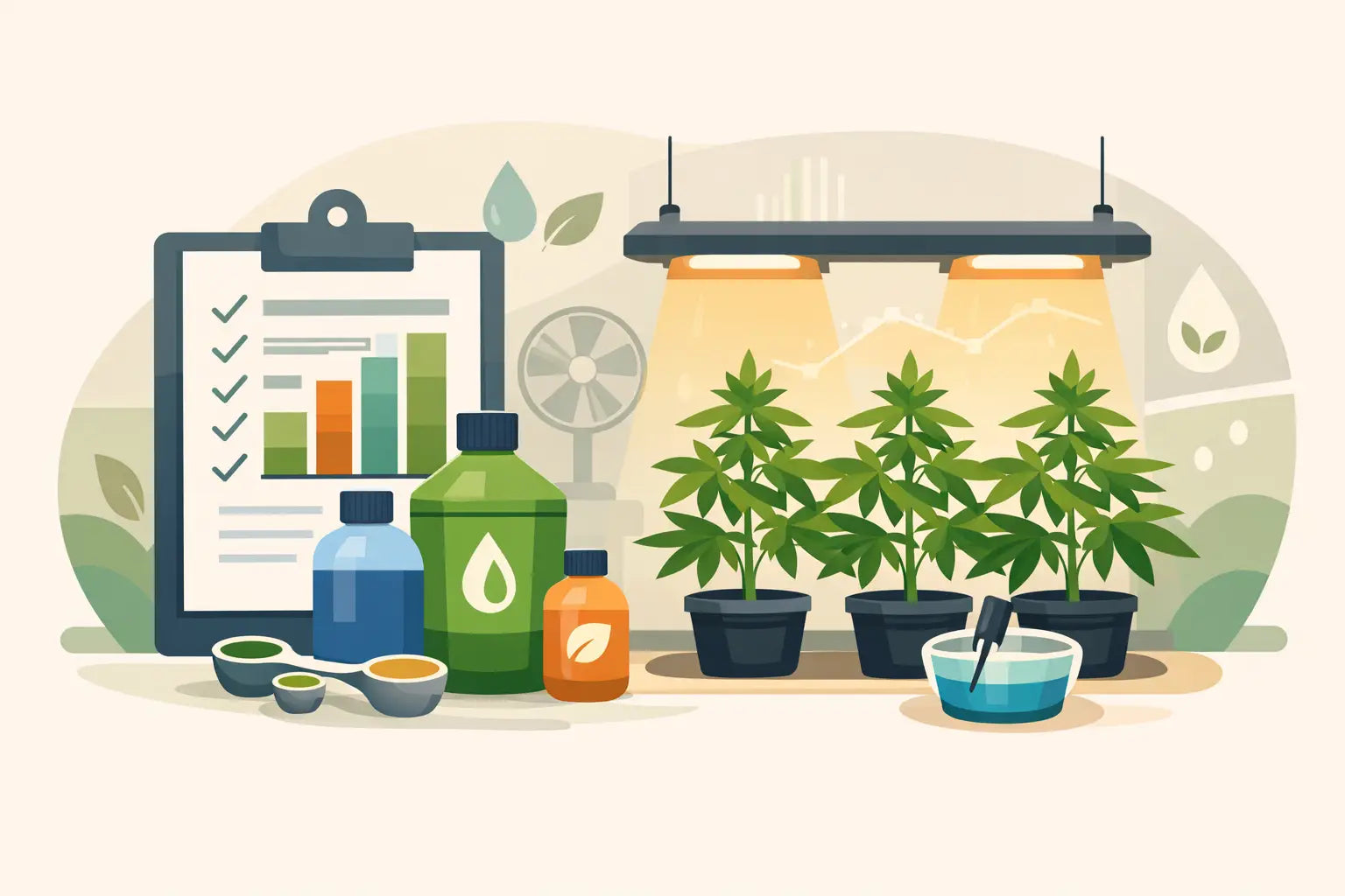 Indoor Nutrient Schedule Guide for Growers