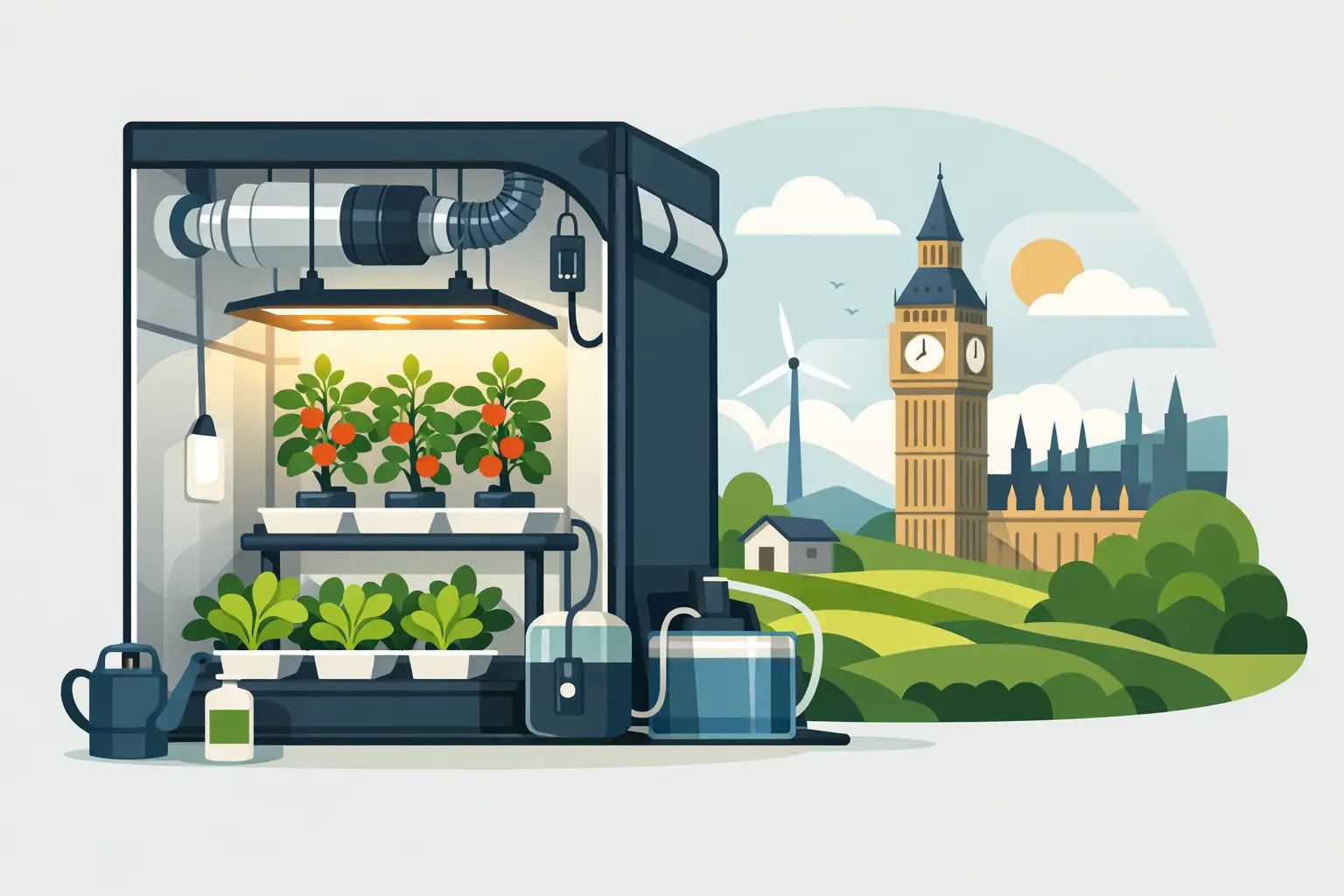Best Hydroponic Grow Tent Setup for UK Growers