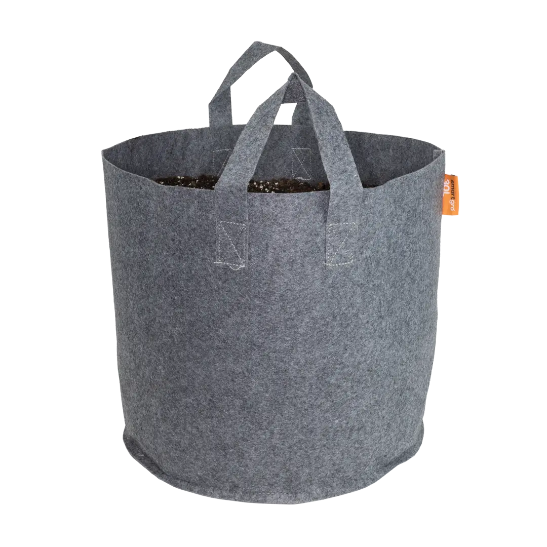 SmartGro Cloth Pots - Smartgro Cloth Pot (Grey) - 22 L (Bale of 180)