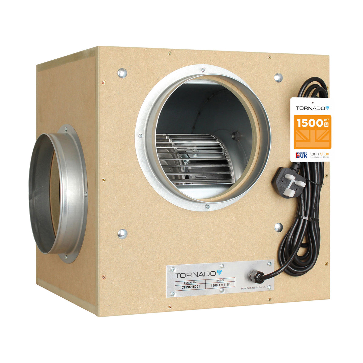 Century Box Fan 1500m3/hr - 250mm (10")