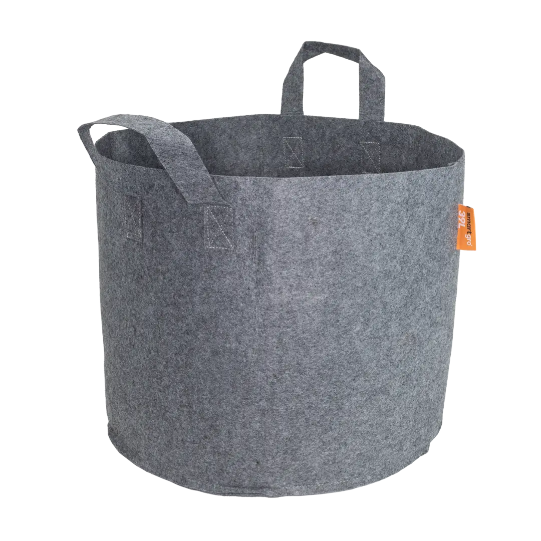 SmartGro Cloth Pots - Smartgro Cloth Pot (Grey) - 39 L (Bale of 160)