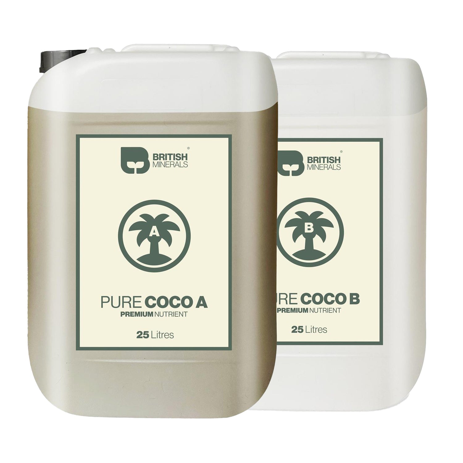 British Minerals Pure Coco 25L (A + B Complete Set)