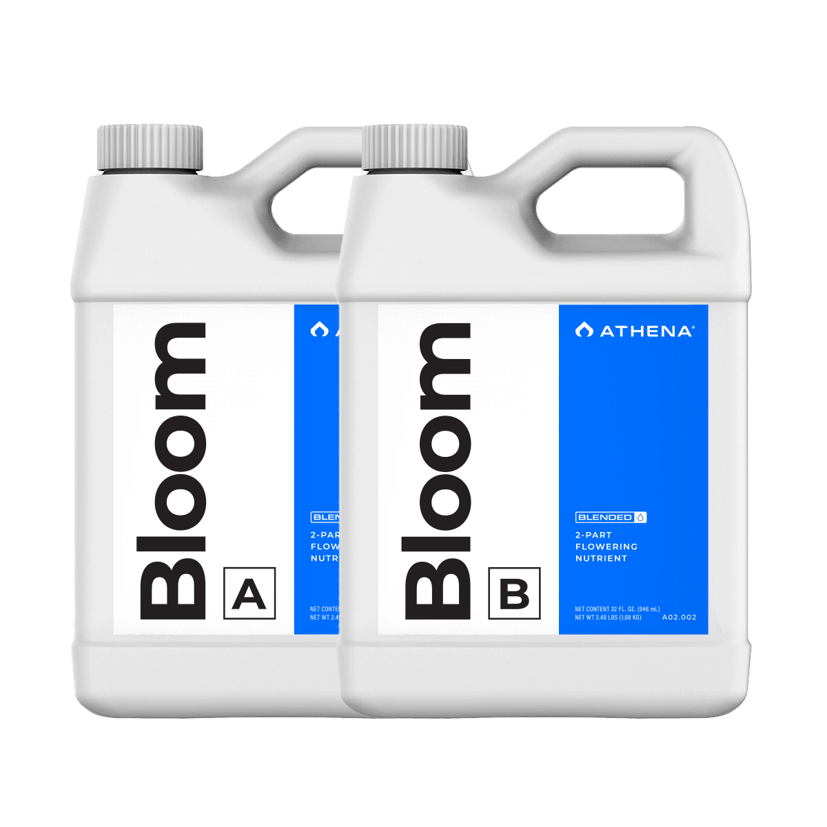Athena Blended Line Bloom A & B - 32 oz (940 ml) - Boxes of 12