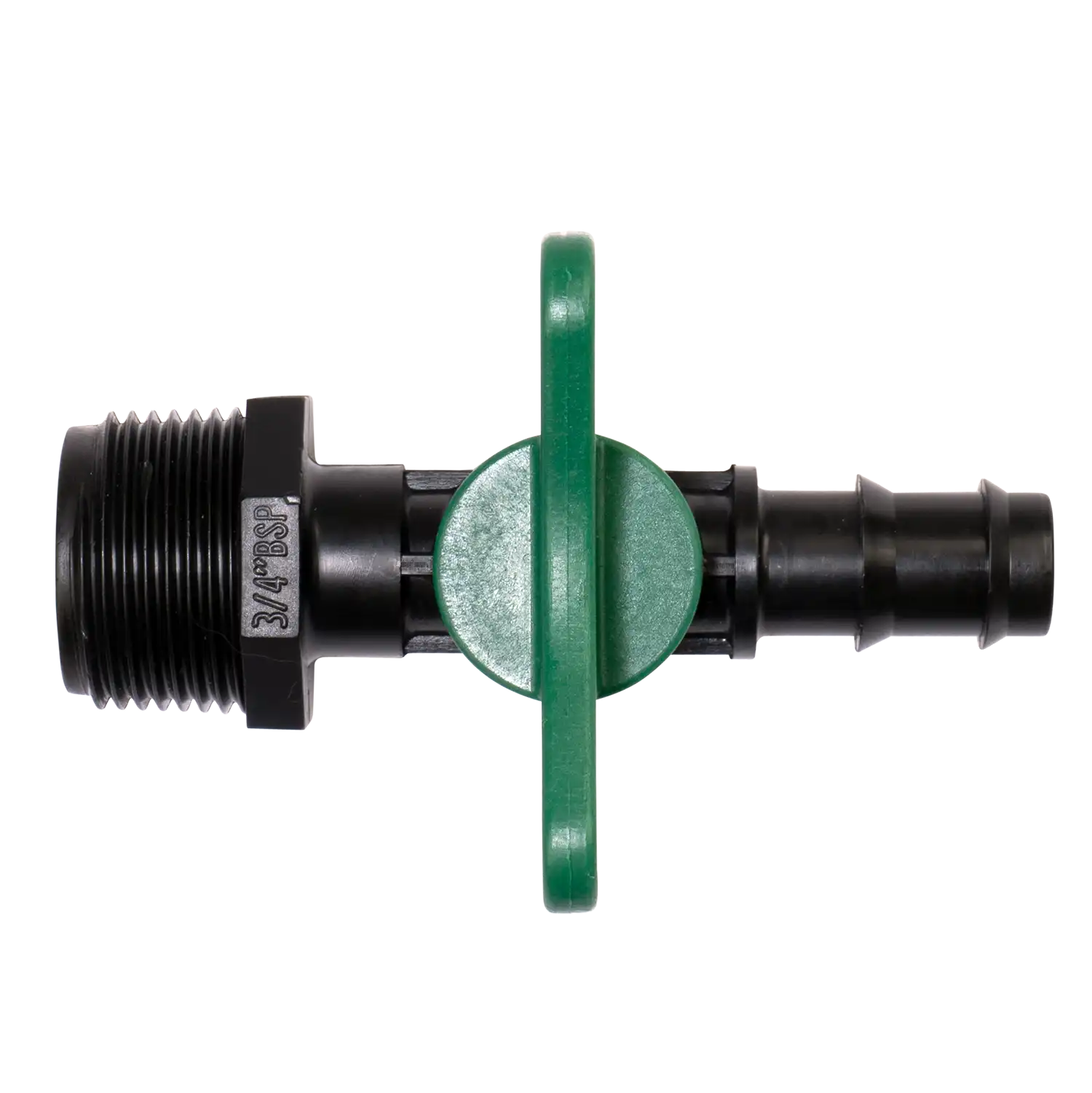 Barbed Flow Control Taps - 16 mm MBSP Barbed Flow Control Tap