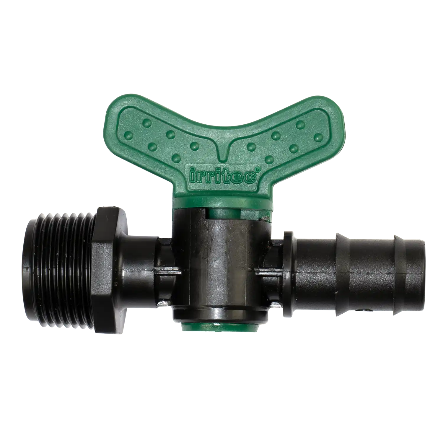 Barbed Flow Control Taps - 16 mm MBSP - 12 mm BSP Barbed Flow Control Tap