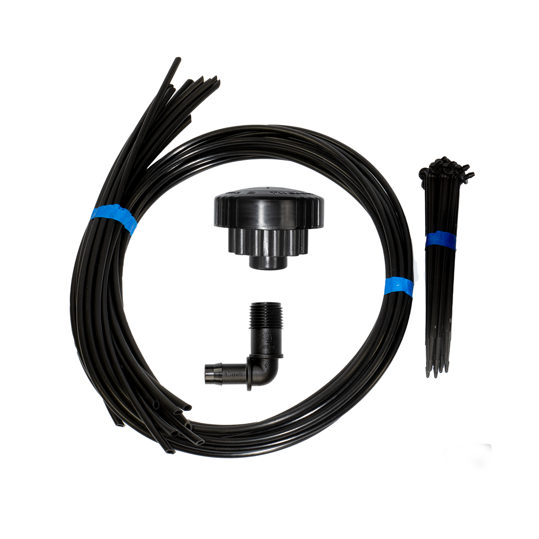 12 Outlet T.O.P Spin Dripper Assembly - No Stand - 16mm Elbow