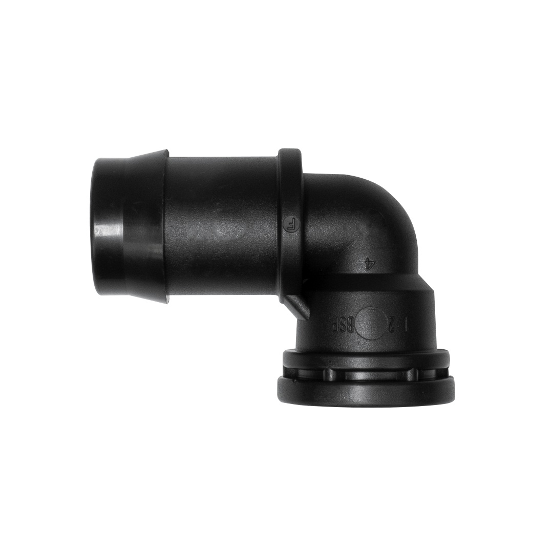 T.O.P Spin Dripper Threaded Elbow - T.O.P Spin Dripper 25mm Female Threaded Elbow