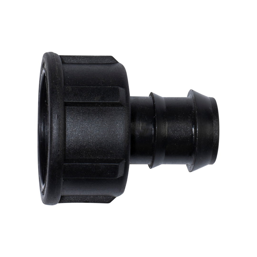 Barbed Hose Tail Connector - 20 mm FBSP - 20 mm Barbed Hose Tail