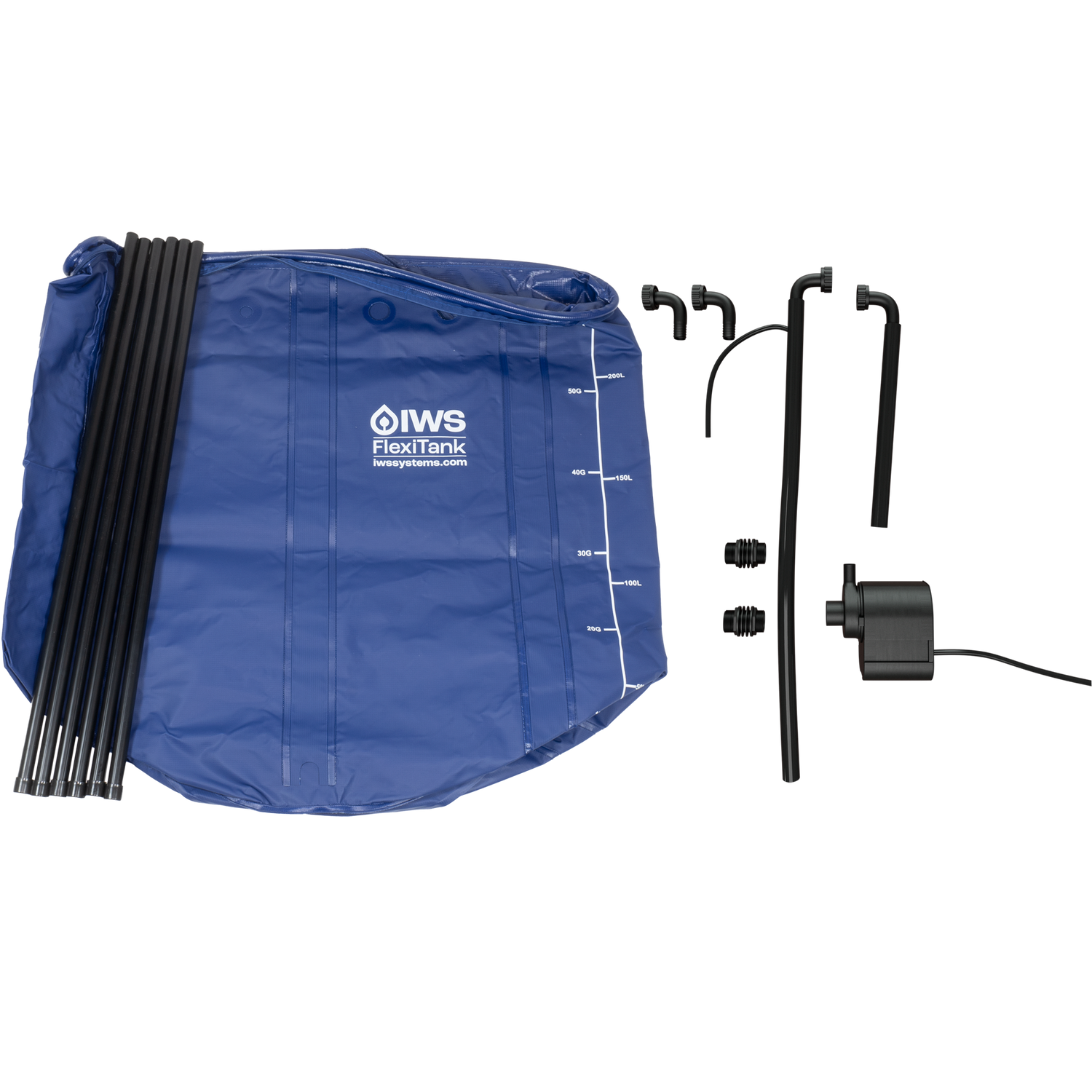 IWS Standard FlexiTank Assemblies - IWS FlexiTank Assembly - 250 L (Tank &amp; Kitbox)