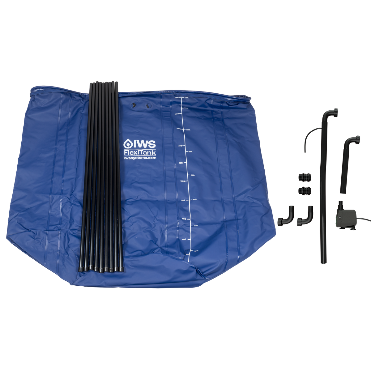 IWS Pro Flexi Tank Assembly - IWS PRO FlexiTank Assembly 750 L (Tank &amp; Kitbox)