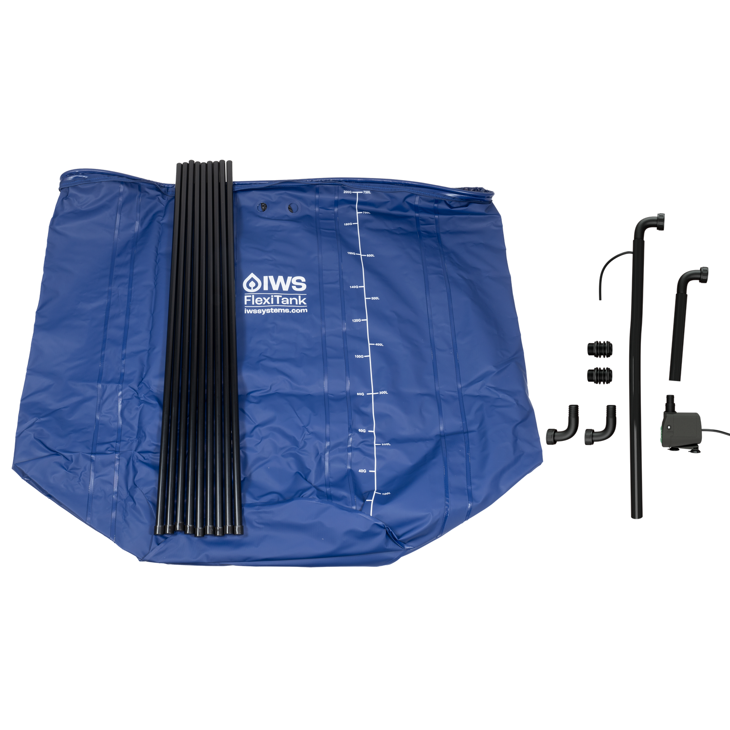 IWS Pro Flexi Tank Assembly - IWS PRO FlexiTank Assembly 750 L (Tank &amp; Kitbox)
