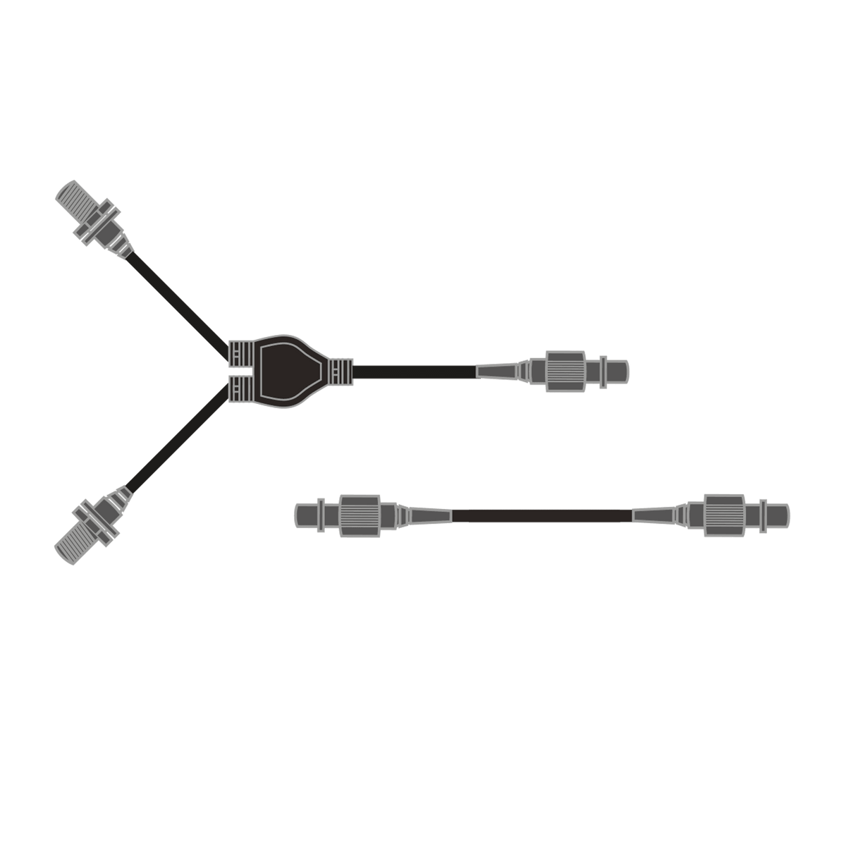 Splitter Cable & 5m Male to Male Cable (Pack 1)