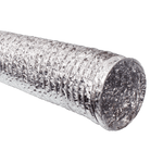 G.A.S Silver Aluminium Ducting - 5m - 102mm