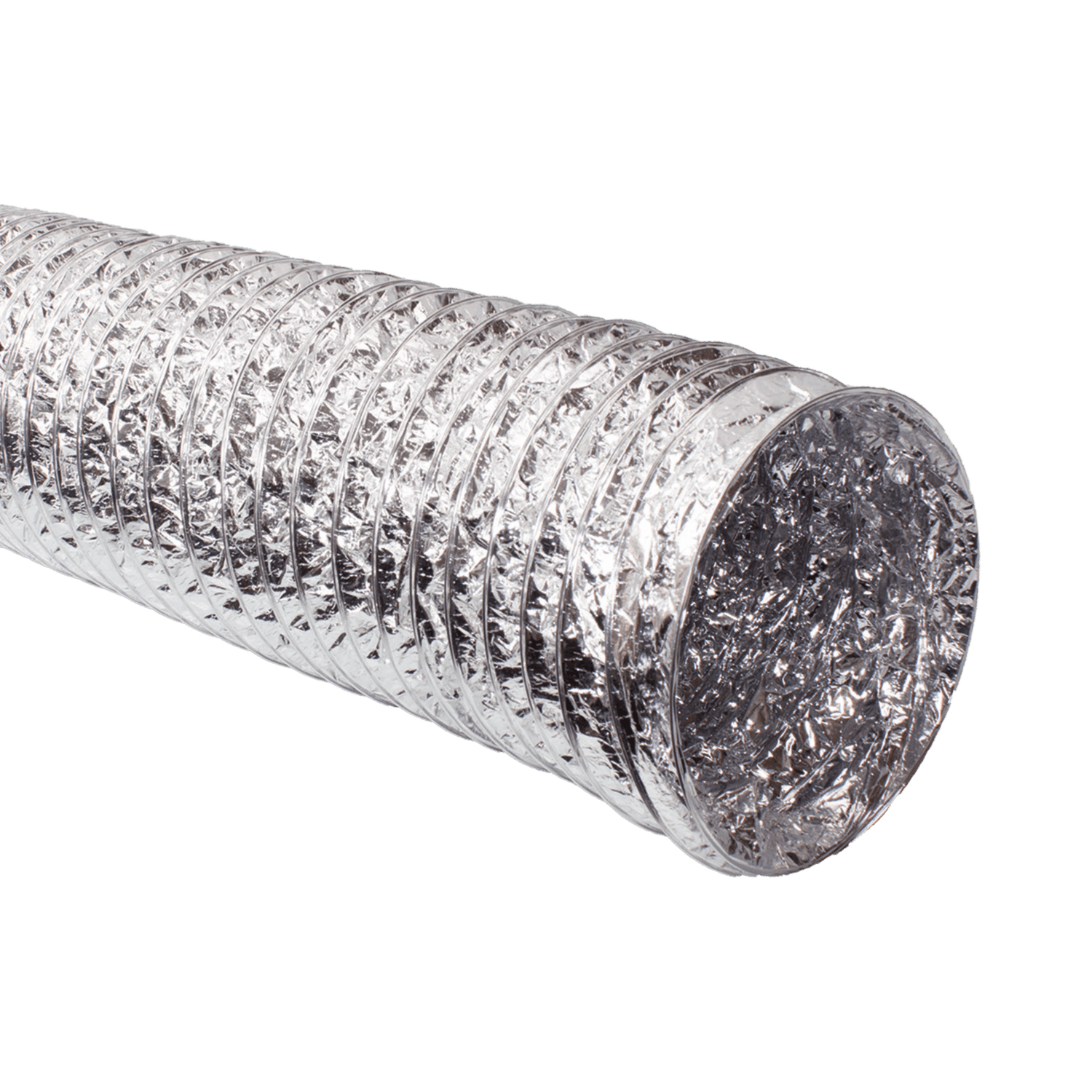G.A.S Silver Aluminium Ducting - 10 m - 152 mm