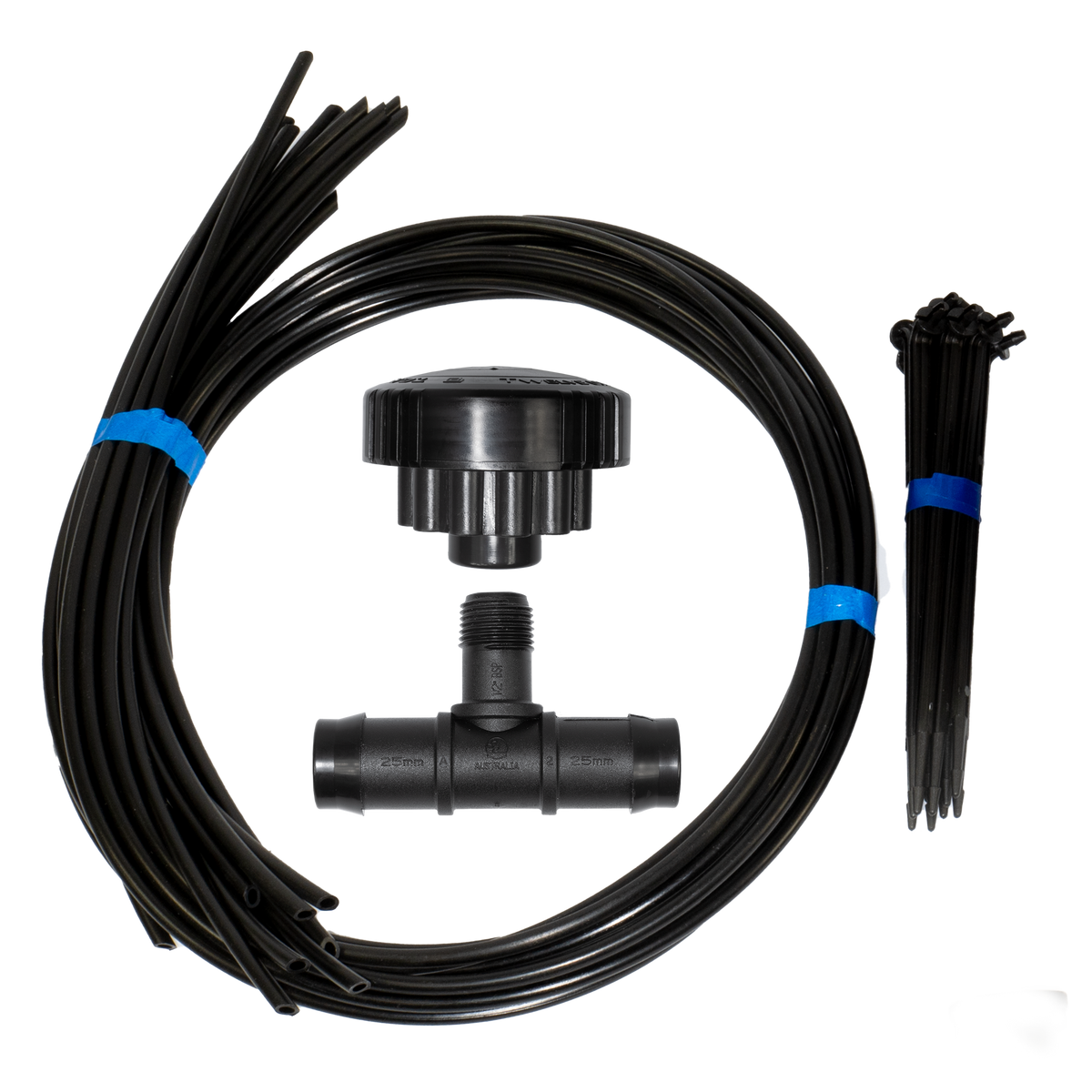 12 Outlet T.O.P Spin Dripper Assembly - No Stand - 25mm Tee