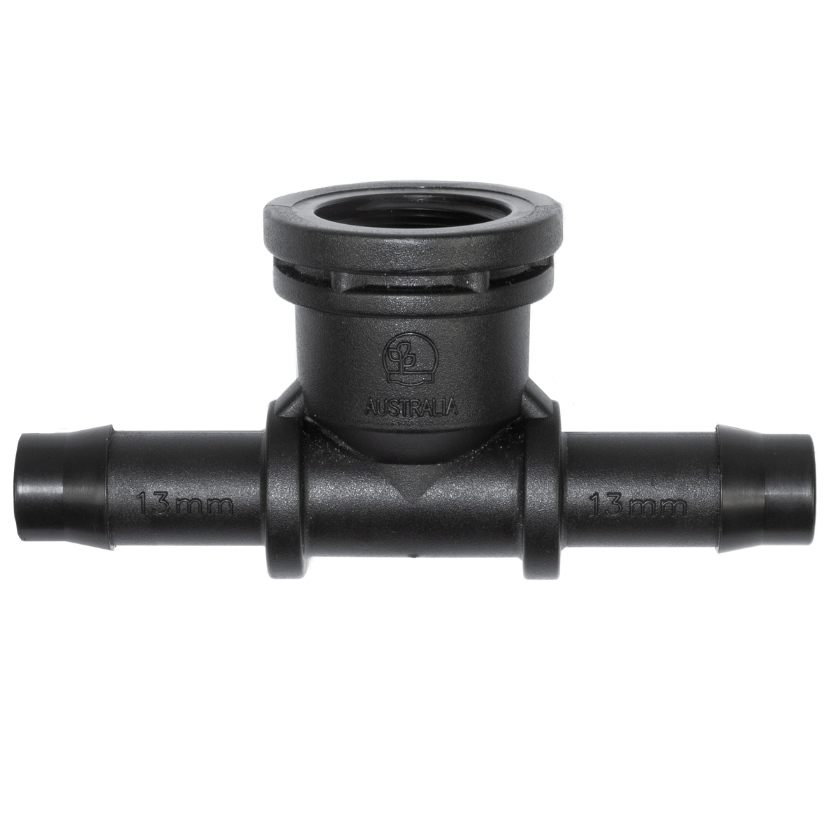 T.O.P Spin Dripper Threaded Tee - T.O.P Spin Dripper 16mm Female Threaded Tee