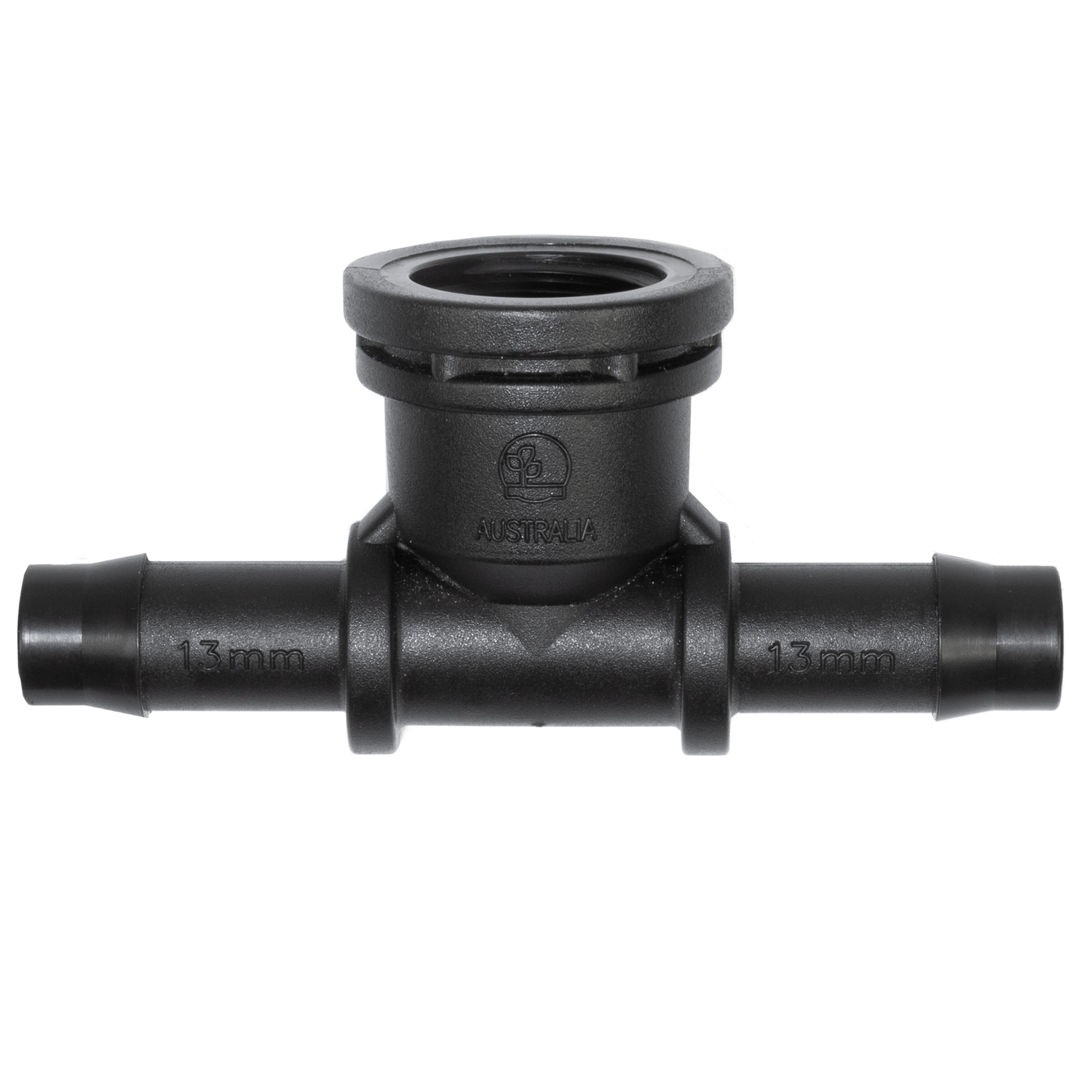 T.O.P Spin Dripper Threaded Tee - T.O.P Spin Dripper 16mm Female Threaded Tee