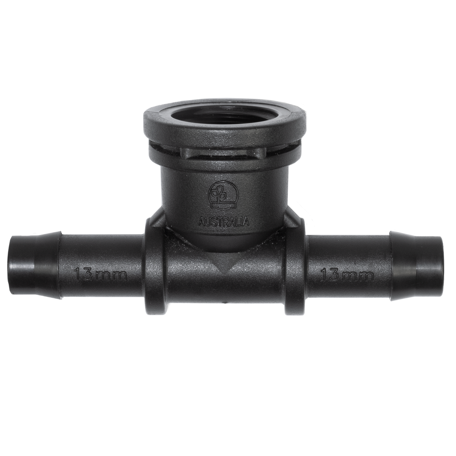 T.O.P Spin Dripper Threaded Tee - T.O.P Spin Dripper 16mm Female Threaded Tee