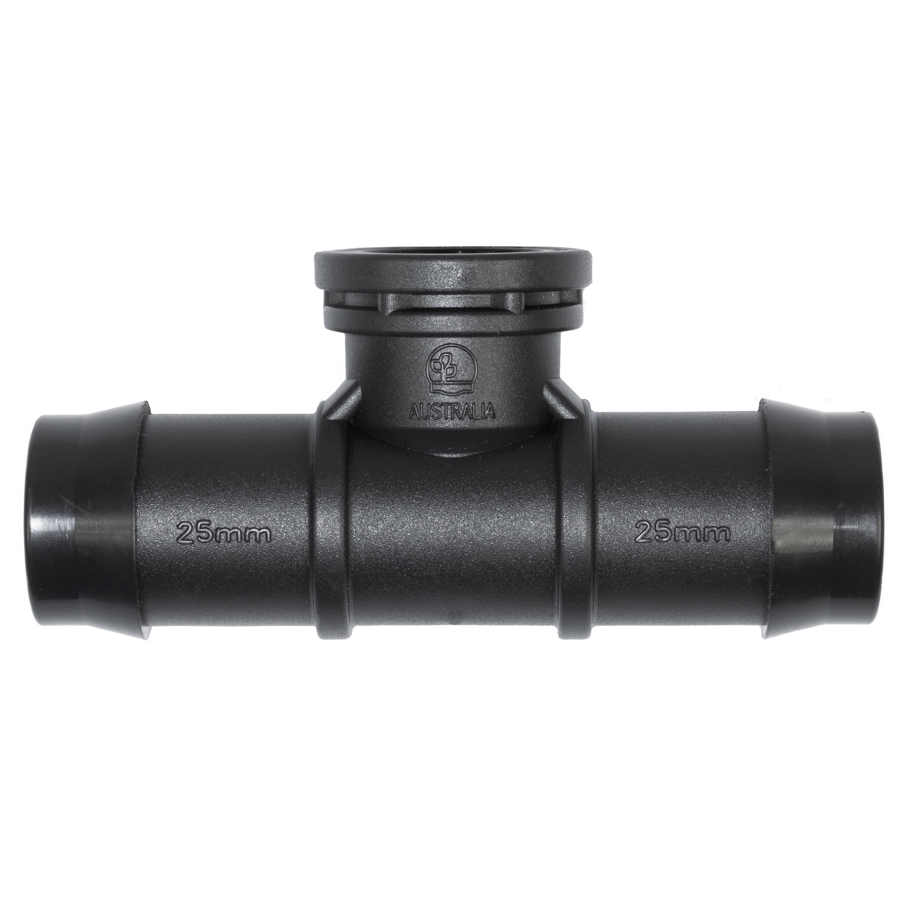 T.O.P Spin Dripper Threaded Tee - T.O.P Spin Dripper 25mm Female Threaded Tee