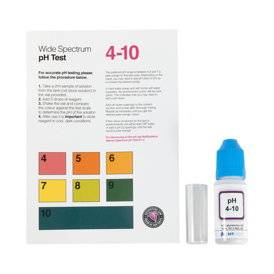 NutSystems pH Test Kits - Acid Test Kit - pH 4-10