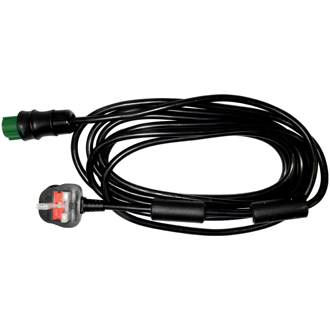 Power Cord Black Wieland UK - Power Cord Black 2.5 m Wieland UK