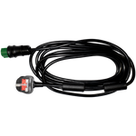 Power Cord Black Wieland UK - Power Cord Black 5 m Wieland UK