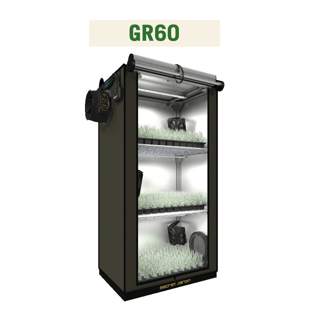 Secret Jardin 'The Original 60' Grow Station (60x40x116cm - 60W propagation LED)