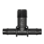 T.O.P Spin Dripper Threaded Tee - T.O.P Spin Dripper 16mm Male Threaded Tee