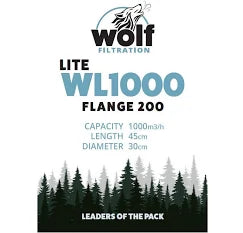 Wolf Lite 1500 Carbon Filter 200mm (8")